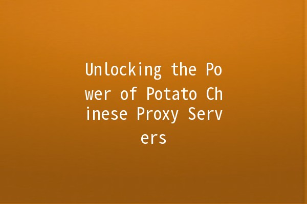 Unlocking the Power of Potato Chinese Proxy Servers 🍟🌐