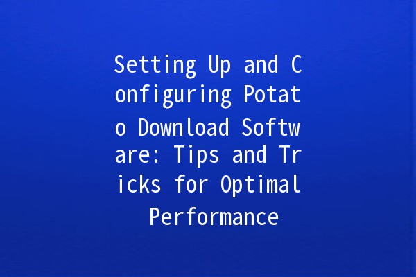 Setting Up and Configuring Potato Download Software: Tips and Tricks for Optimal Performance 🚀