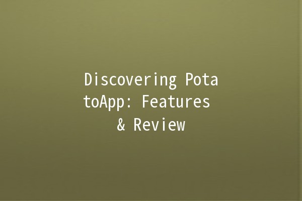 Discovering PotatoApp: Features & Review 🥔🚀