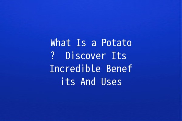 What Is a Potato? 🥔 Discover Its Incredible Benefits And Uses