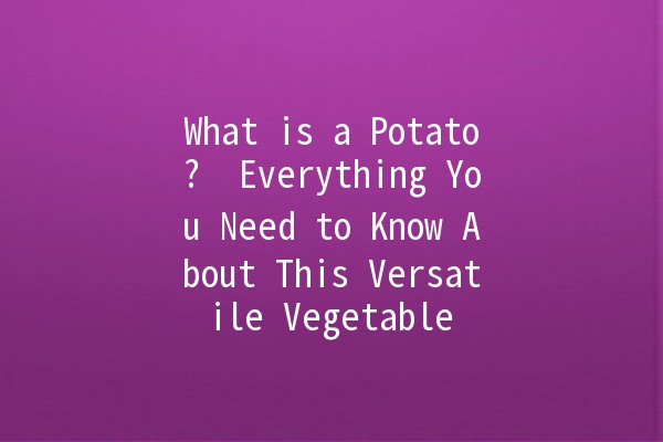 What is a Potato? 🥔 Everything You Need to Know About This Versatile Vegetable