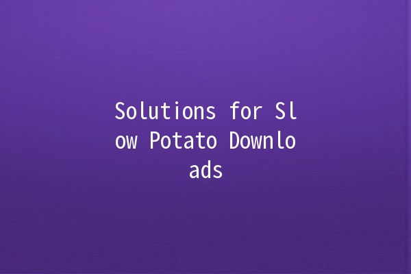 Solutions for Slow Potato Downloads 🚀🥔