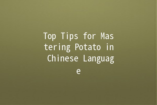 Top Tips for Mastering Potato in Chinese Language 🥔🌟