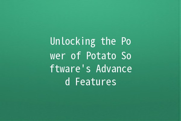 Unlocking the Power of Potato Software's Advanced Features 🚀🥔